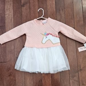 Pink Sparkle Unicorn Dress